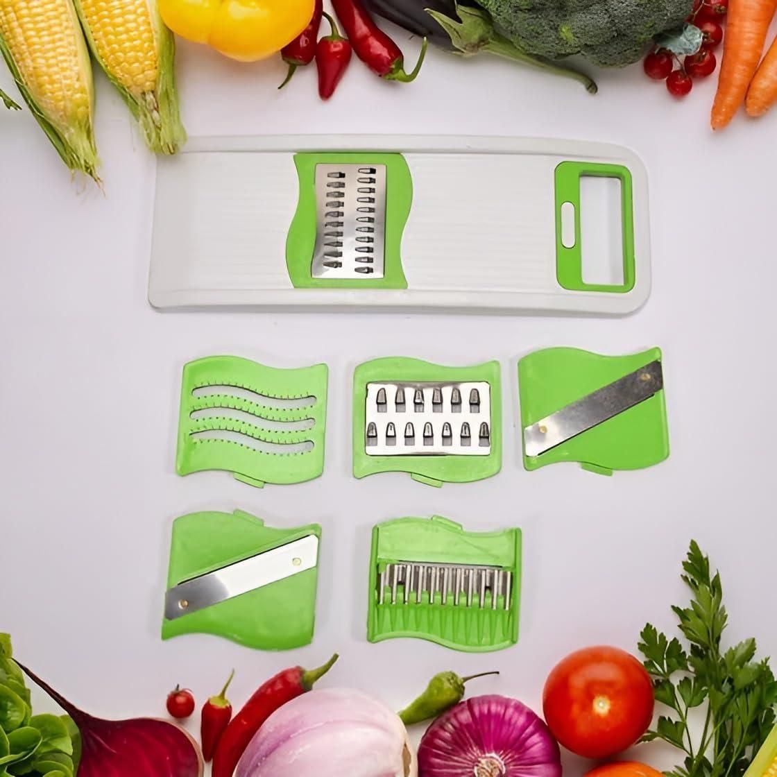 6 in 1 Premium Vegetable/Fruit/Chips Chopper Cutter Grater Slicer