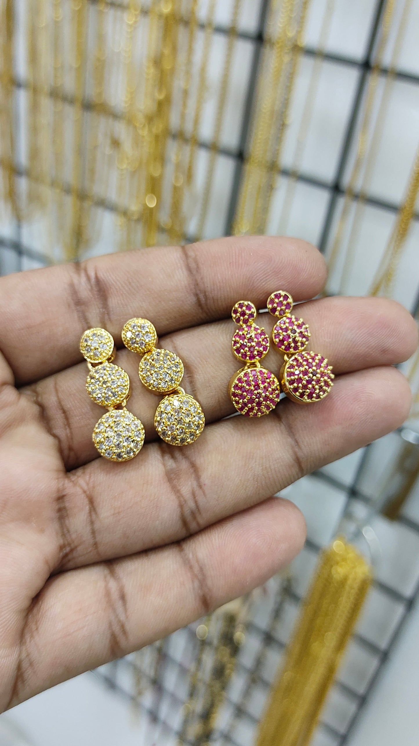 Gold plated Studs combo