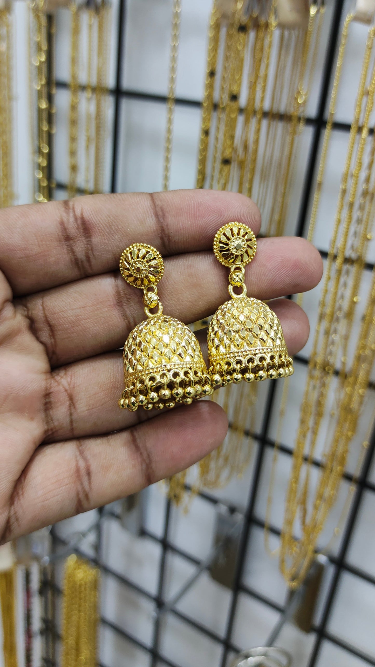 Gold plated Jhumka