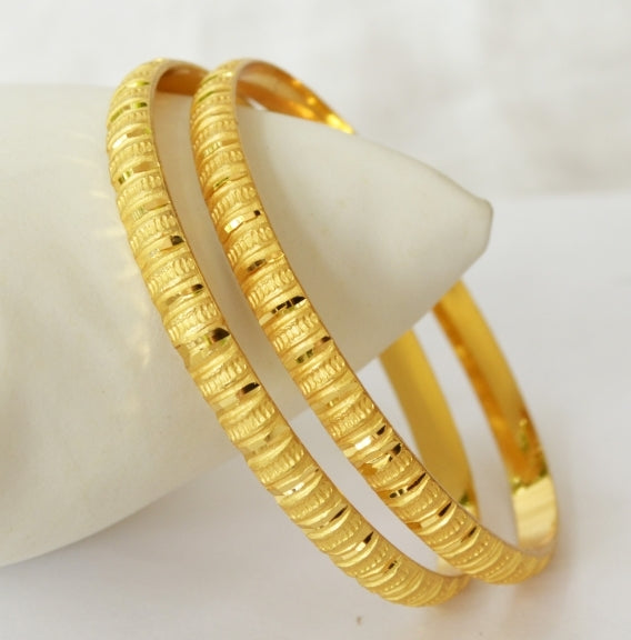 Gold plated bangles for on sale women